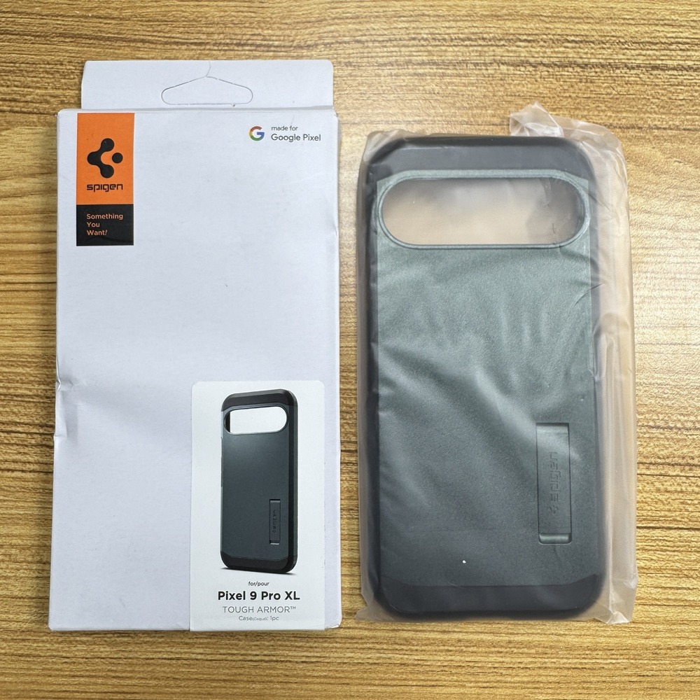 Spigen Google Pixel 9 Pro XL [Tough Armor] Abyss‎ Green Phone Case ACS07728
